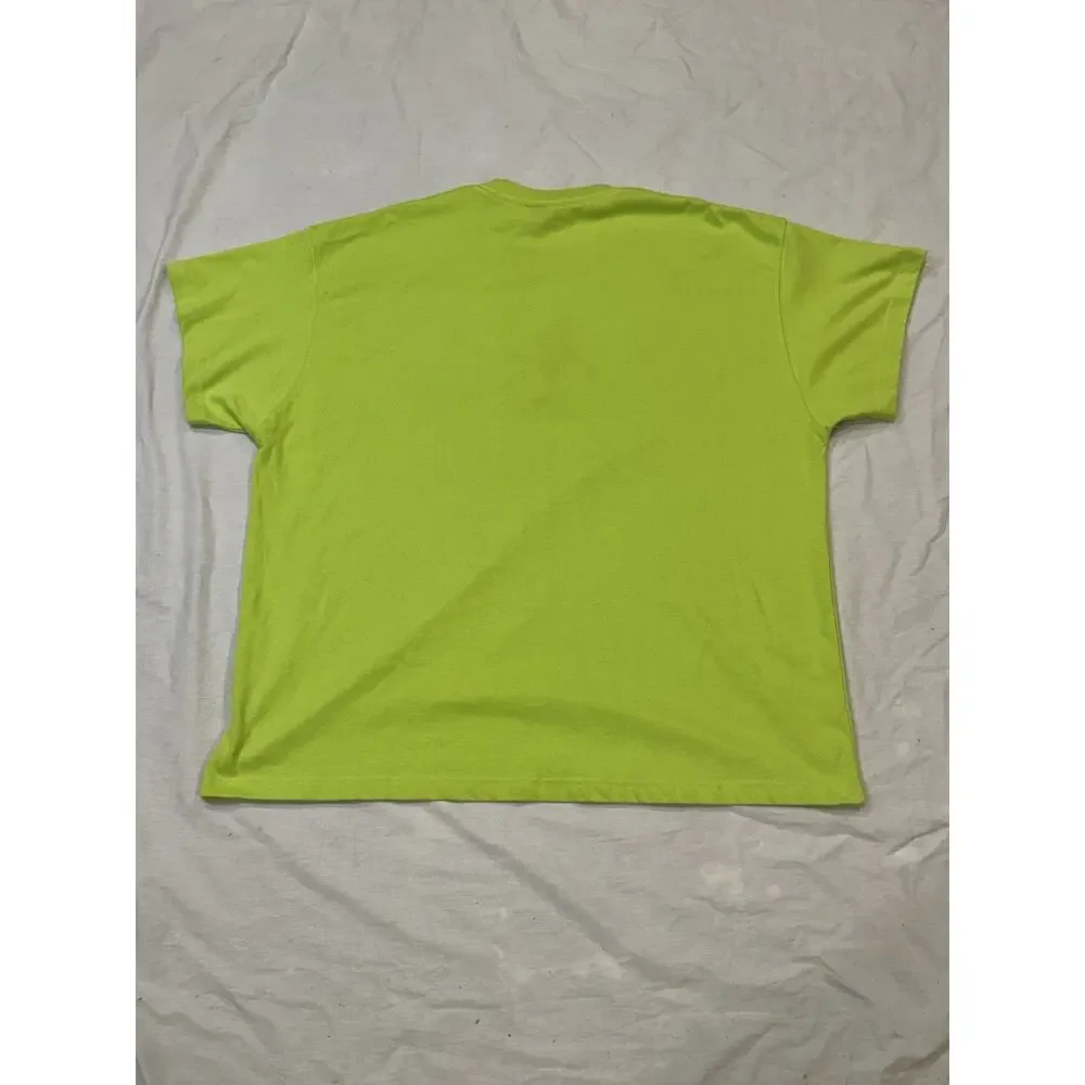 Nike Shirt Mens 2XL Rare Neon Green Sportswear Mushroom Embroidered Crew Neck - Picture 9 of 12
